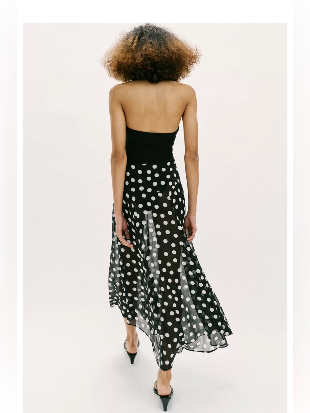 VIRAL ZARA POLKA DOT HALTER VACATION DRESS SIZE S and M 
🚨NO DISCOUNT - Picture 10 of 16